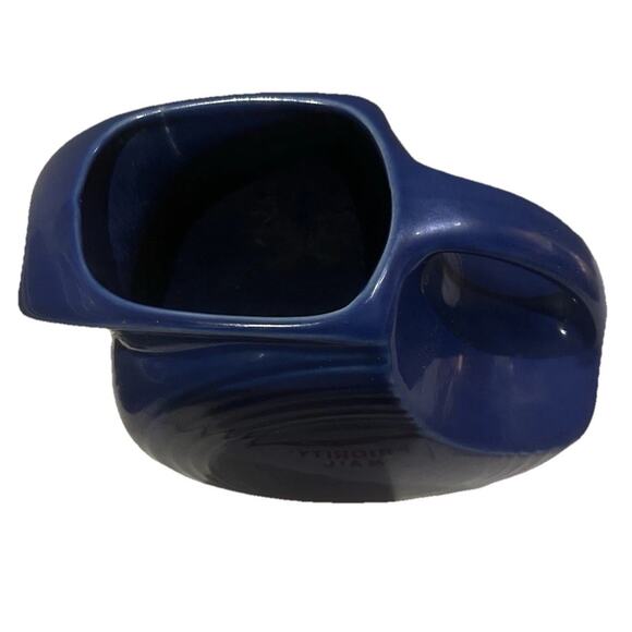 Vintage Fiesta Cobalt Blue Disc Water Pitcher Full Size Homer Laughlin - Picture 2 of 13